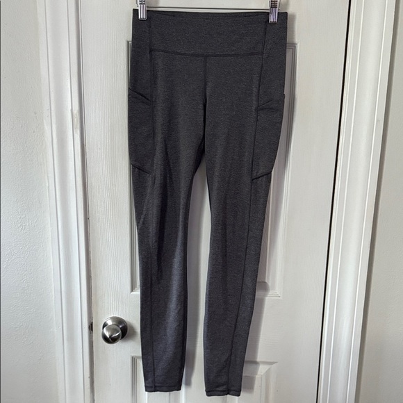 Lululemon Athletica Speed Up Cropped Dark Gray Leggings #01 - Picture 1 of 8